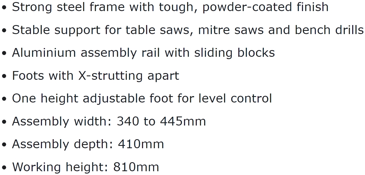 מעמד שולחני למסורי דיסק שולחניים EINHELL E-STAND TEXT